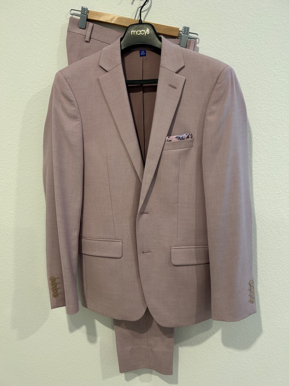 Apt. 9 Men's Dusty Rose Two-Piece Suit Jacket & Pants